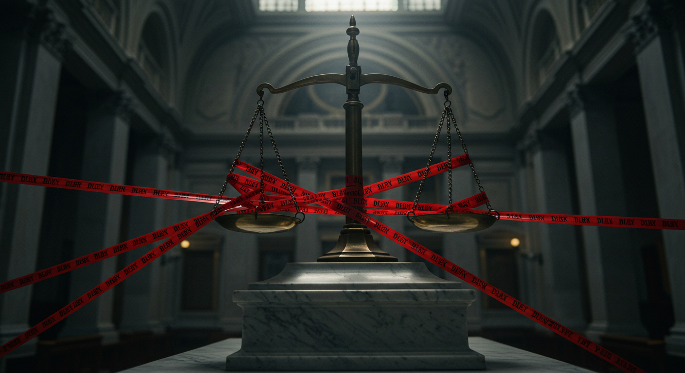 A view of a New York City courthouse